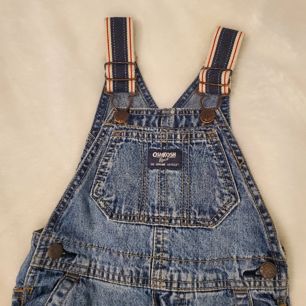 Oshkosh Overalls Medium Wash Toddler 18-24 months